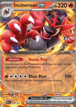 Incineroar ex [034/162] - TEF